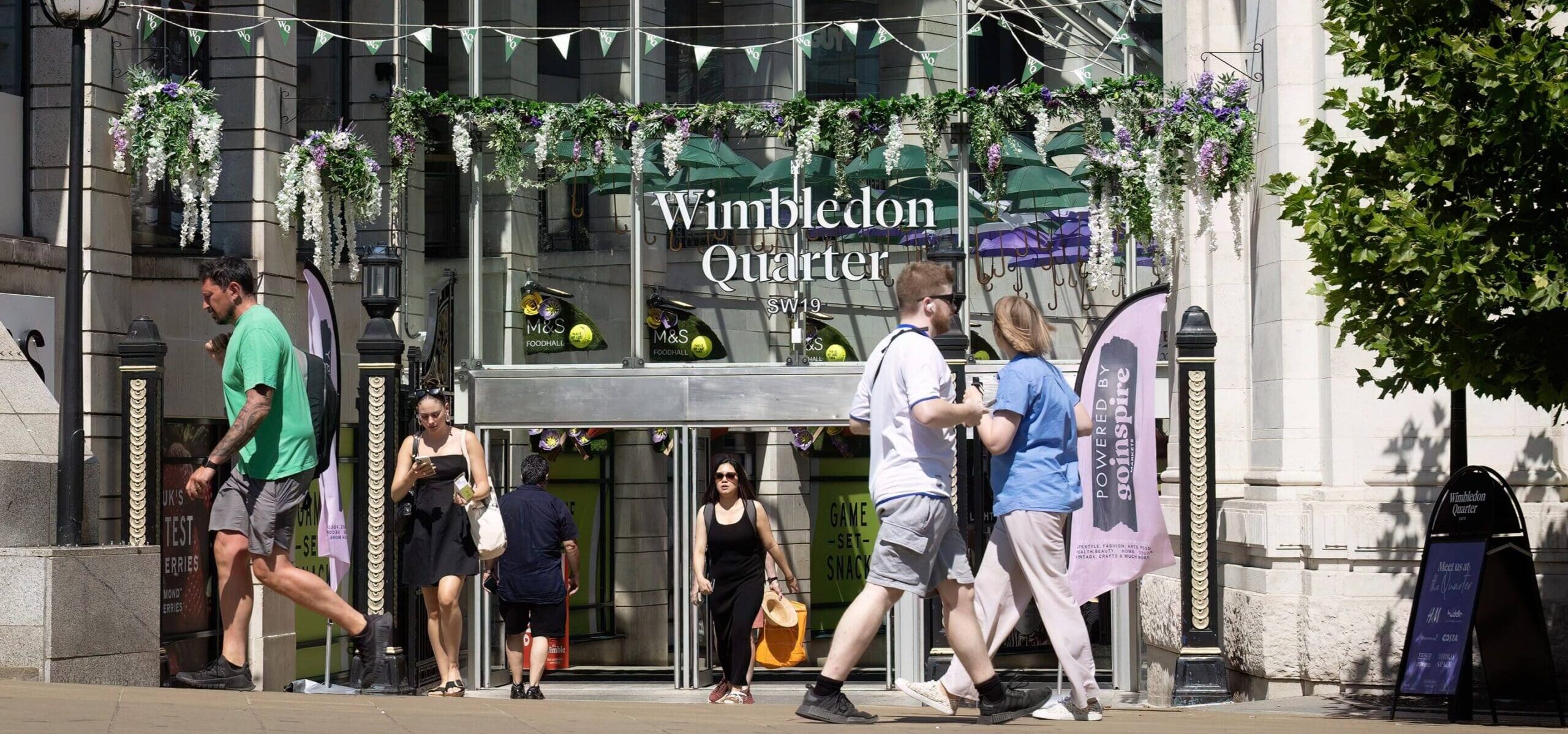 Wimbledon Quarter Available Spaces