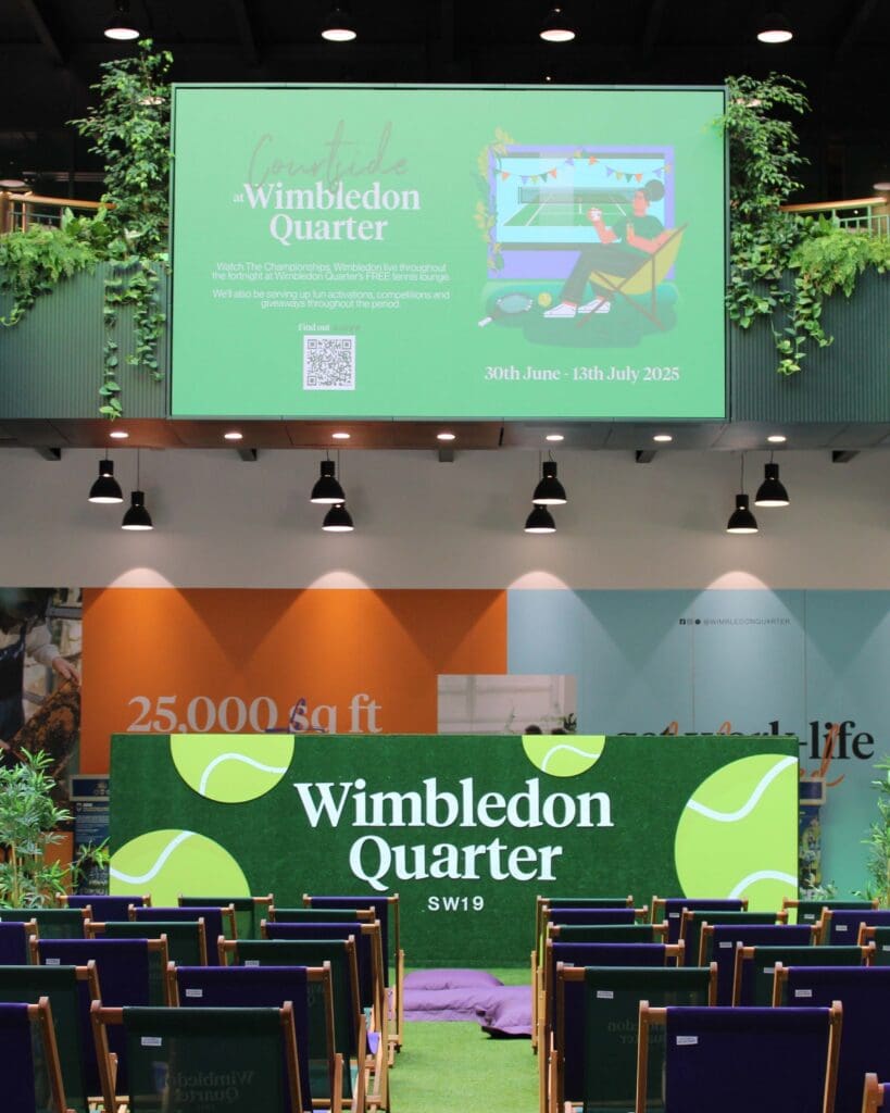 Courtside at Wimbledon Quarter 2025 Tennis Lounge
