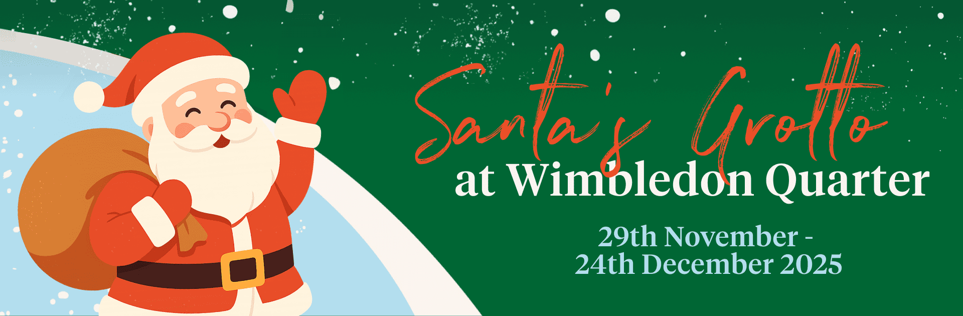 Santa's Grotto at Wimbledon Quarter this Christmas